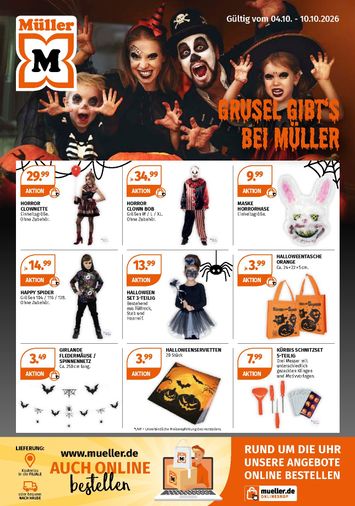Prospekt Müller - Müller - Spielwaren gültig ab 04.10. bis 10.10. - seite 1