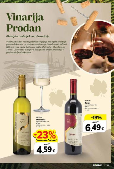 Katalog Plodine - Plodine - Vinski putopis vrijedi od 24.09. do 07.10. - stranica 17