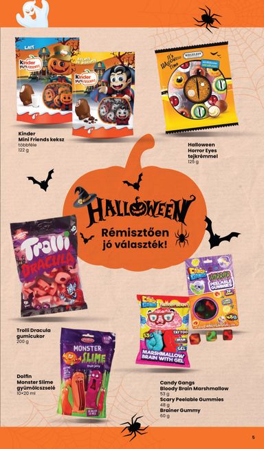 Akciós újság Spar - SPAR - Halloween katalógus érvényes 10.01.-tól 10.31.-ig - 5 oldal