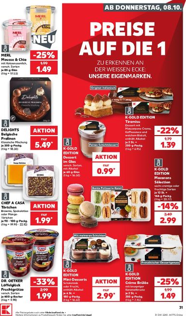 Leták Kaufland Německo - Kaufland Německo od 08.10. do 14.10. - strana 31