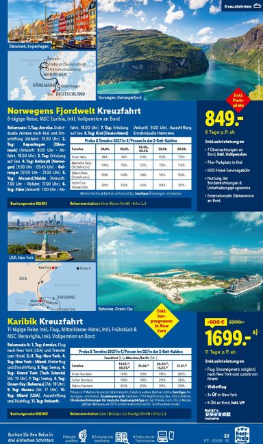 Prospekt Lidl - Lidl - Reise Highlights gültig ab 12.09. bis 15.10. - seite 23