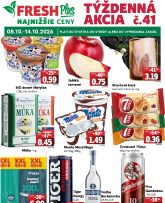 Fresh - Plus platný od štvrtka 08.10.2026