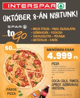 INTERSPAR toGo - Zalaegerszeg, érvényes csütörtöktől 2026.10.08.