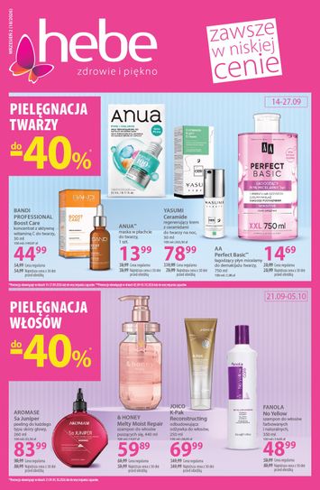 Gazetka Hebe - Hebe od 21.09. do 05.10. - strona 1