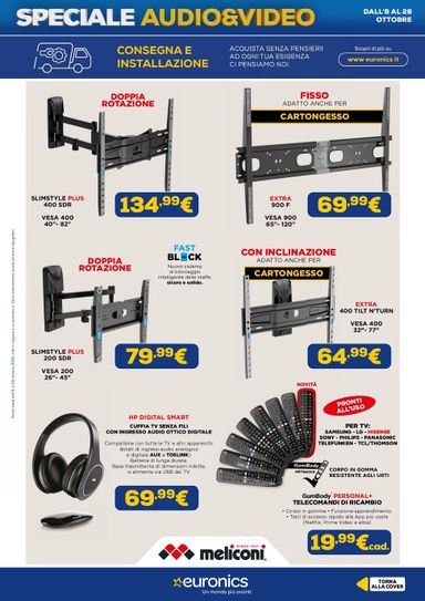 Volantino Euronics - Euronics - Audio Video valido dal 08/10 al 28/10 - pagina 17
